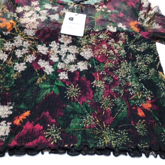 NWT Desigual Floral Shirt - Size S - Picture 8 of 10